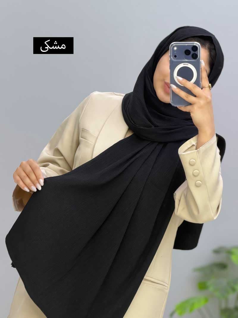 شال پلیسه سیدار کد 1019113 — تصویر ۸