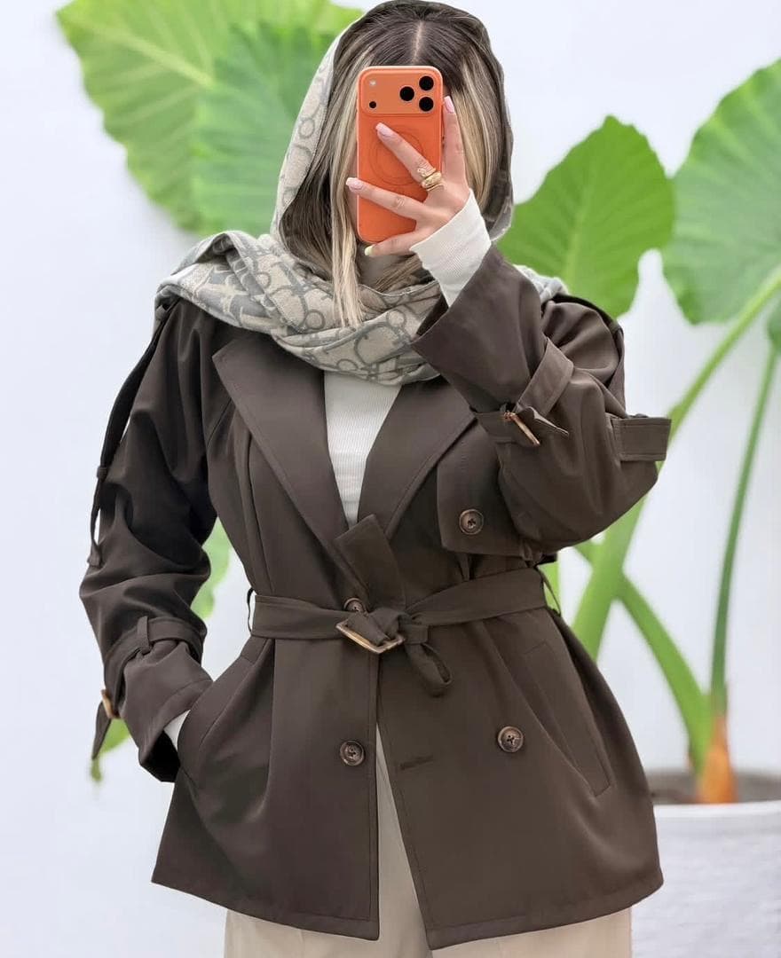بارانی پشت ژیله کد 13360