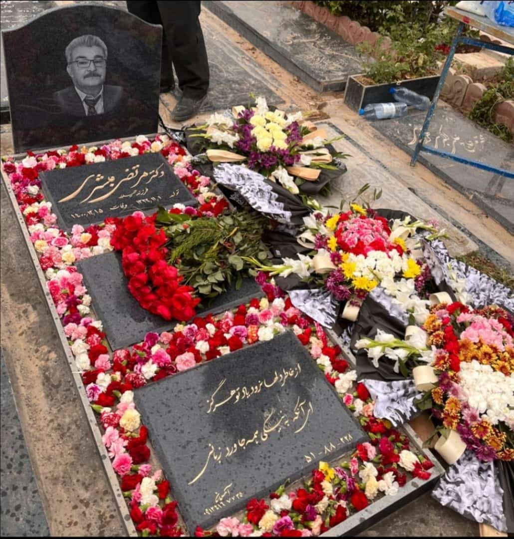 سنگ قبر گرانیت مشکی70012 — تصویر ۲