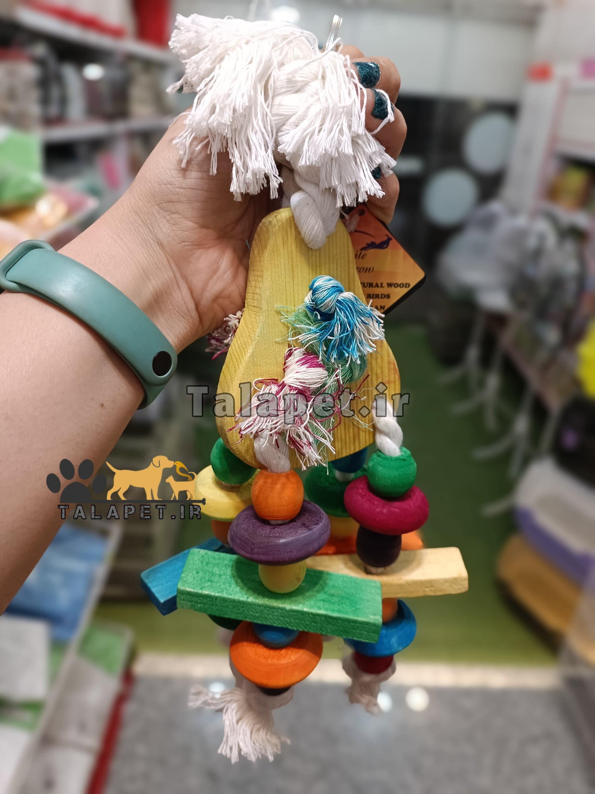 اسباب بازی چوبی پرندگان و طوطیسانان مدل 01