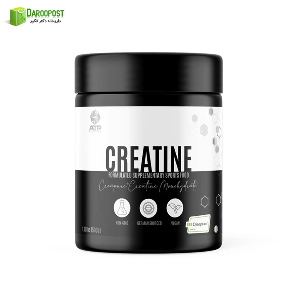 پودر کراتین مونوهیدرات 500 گرمی ای تی پی ساینس