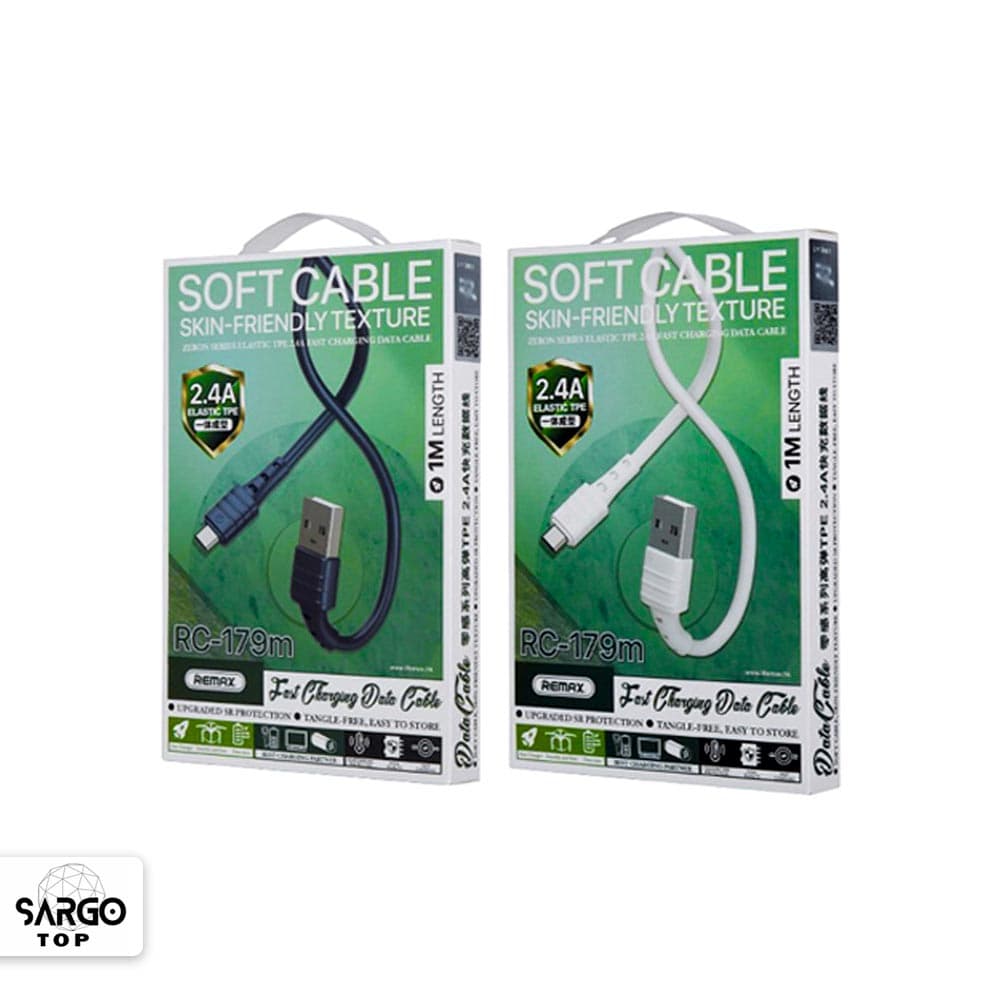 کابل تبدیل USB به microUSB ریمکس مدل RC-179m طول 1 متر