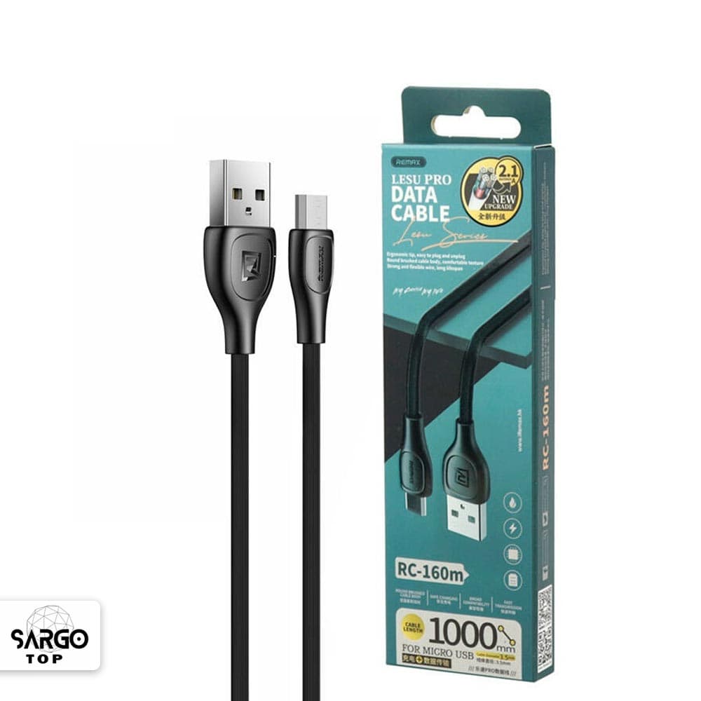 کابل تبدیل USB به microUSB ریمکس مدل RC-160m طول 1 متر