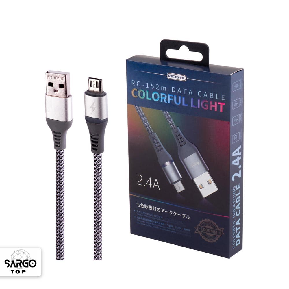 کابل میکرو یو اس بی ریمکس مدل RC-152m طول 1 متر — تصویر ۲
