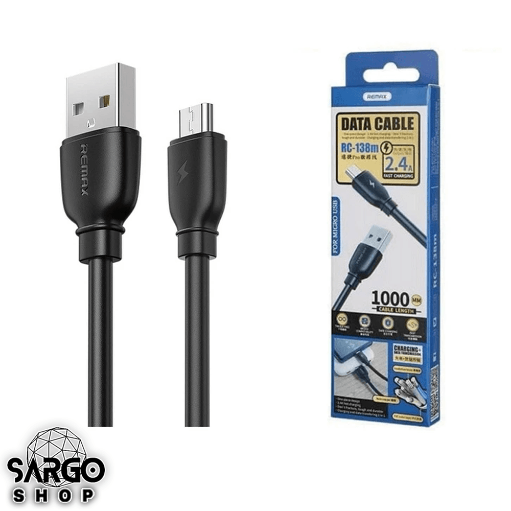 کابل تبدیل USB به microUSB ریمکس مدل RC-138M طول 1 متر — تصویر ۴