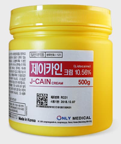 کرم بی حسی 500 گرمی برند j-cain ساخت کشوره کره جنوبی