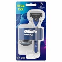 پک دسته و یدک ژیلت Gillette Mach 3 سه لبه حاوی دسته و 4 عدد یدک