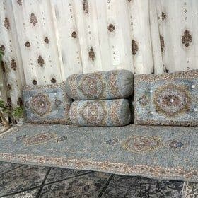 ست شاهنشین مخمل شانل ۵ تکه هزینه ارسال پس کرایه بامشتری — تصویر ۳