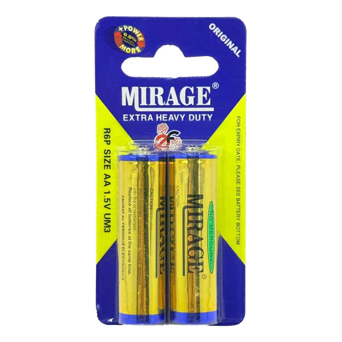 باتری قلمی کارتی مدل Extra Heavy Duty میراژ 2 عددی