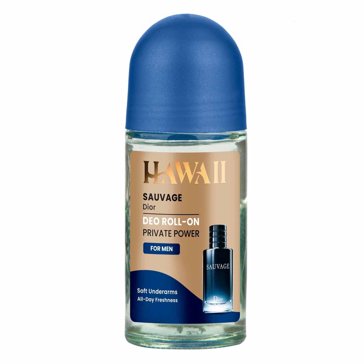 ضد تعریق غلطکی ( دئو رول ) آقایان مدل Sauvage Dior هاوایی 50 میلی لیتر