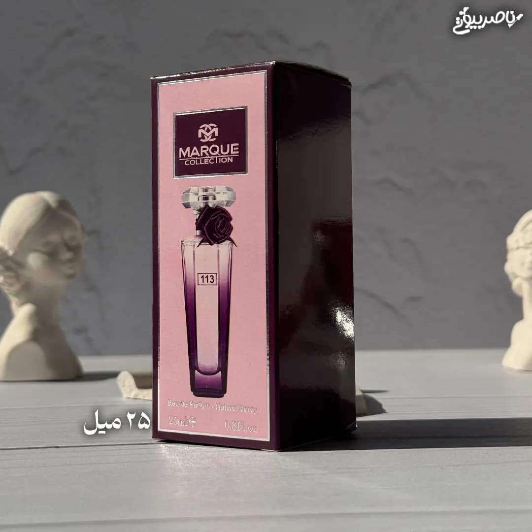 عطر مارکویی رایحه لانکوم ترزور میدنایت رز شماره 113(25 میل) — تصویر ۴
