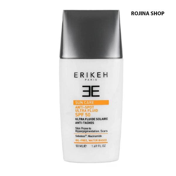 کرم ضد آفتاب و ضد لک بی رنگ SPF50 اریکه — تصویر ۲
