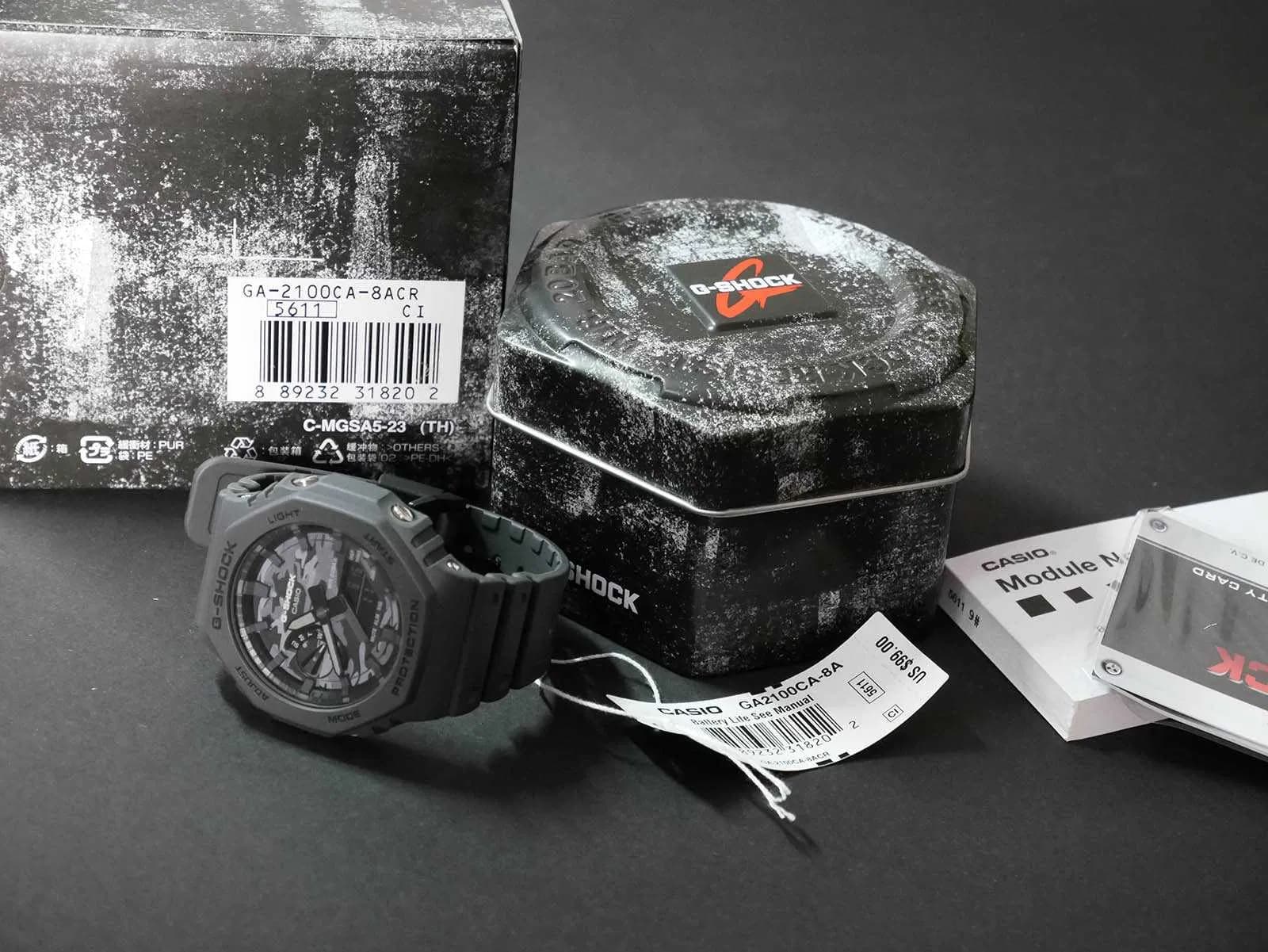 ساعت کاسیو جی شاک / CASIO – مدل GA-2100-CA-8A ا G-SHOCK — تصویر ۸
