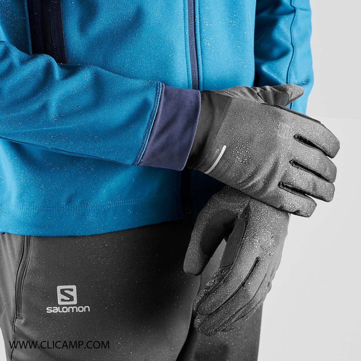 دستکش سالامون / SALOMON – مدل Equipe Glove / مشکی — تصویر ۳