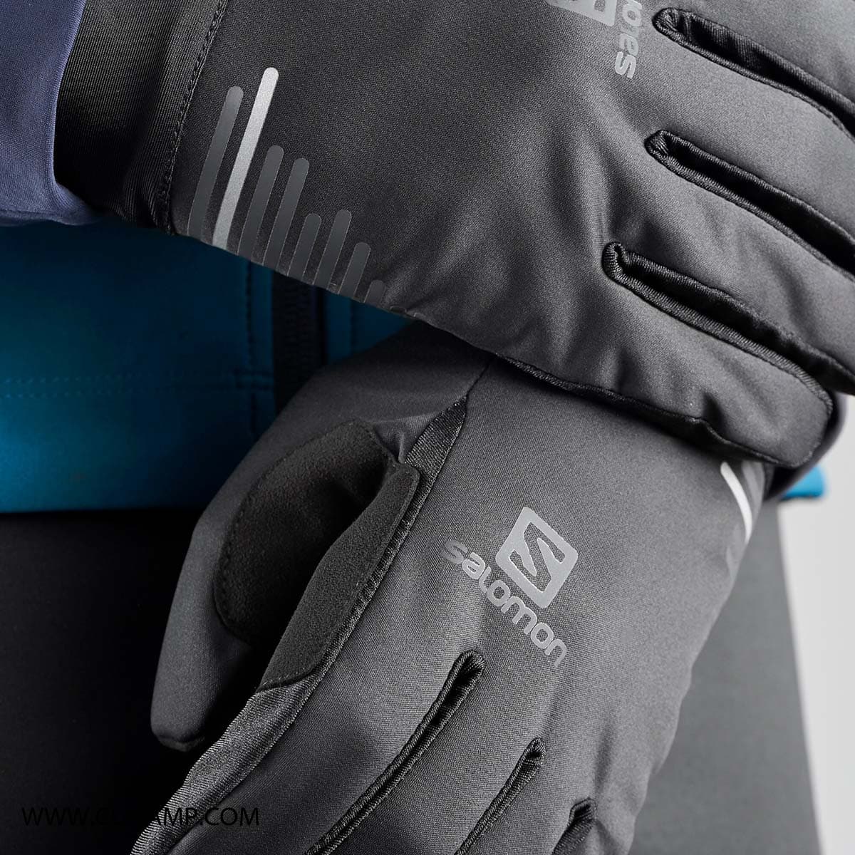 دستکش سالامون / SALOMON – مدل Equipe Glove / مشکی — تصویر ۲