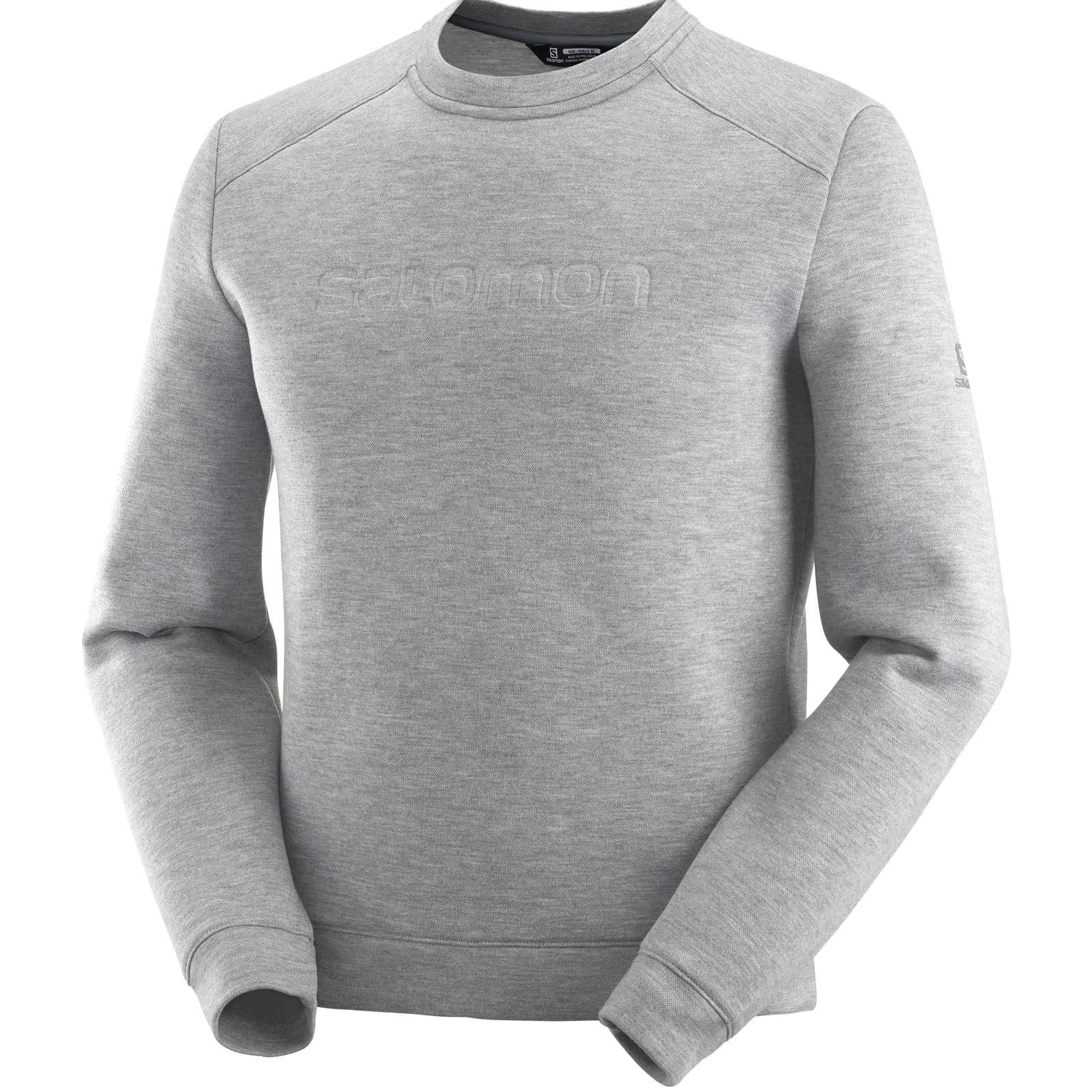 بلوز زمستانی سالامون / SALOMON – مدل Sight Crewneck / طوسی