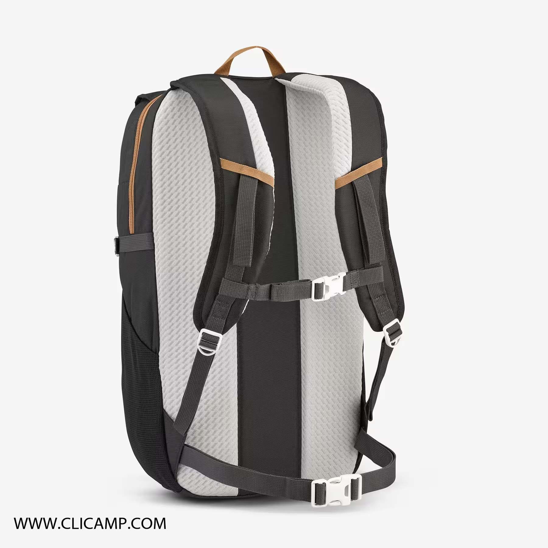 کوله پشتی کچوا / QUECHUA – مدل NH100 30L / مشکی — تصویر ۳