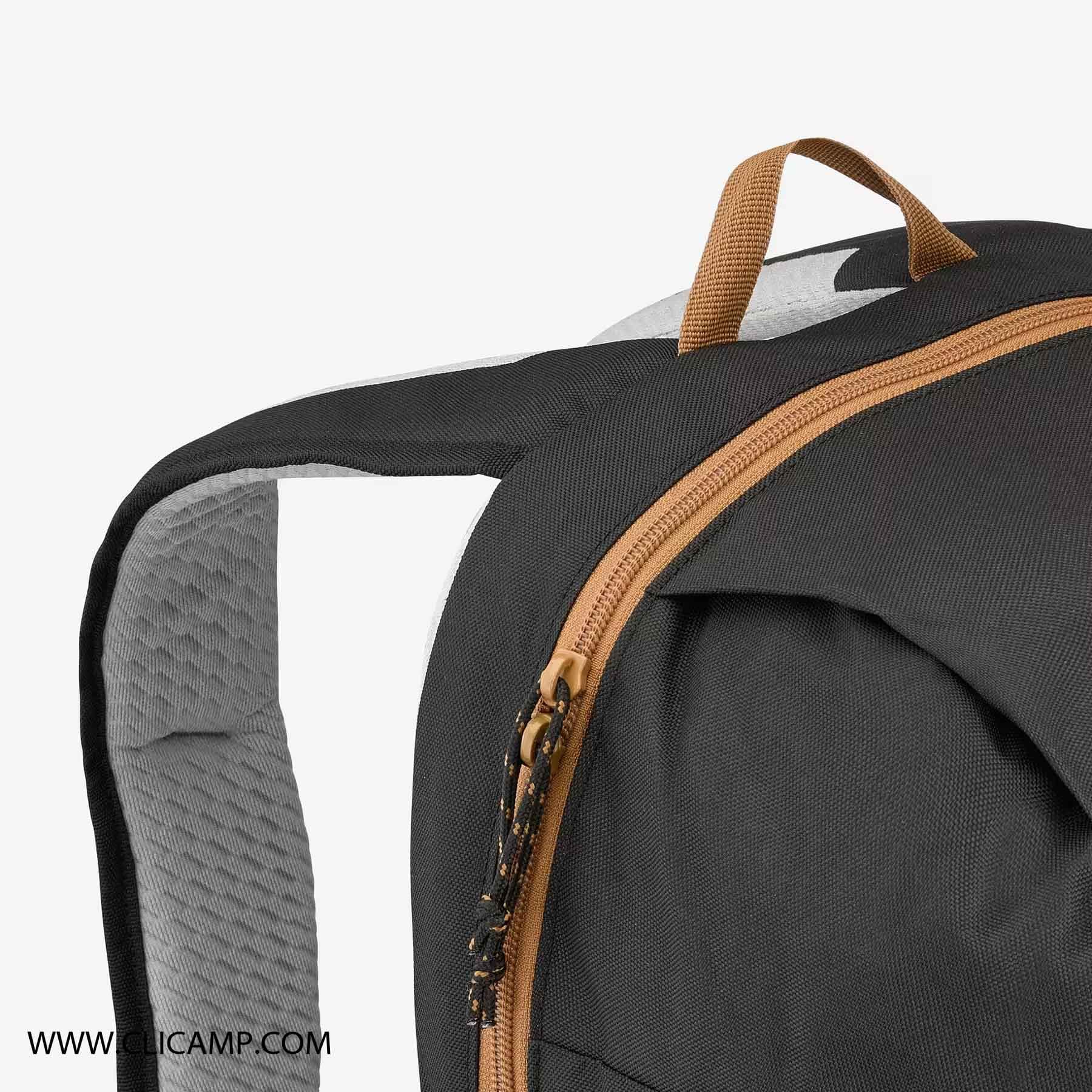 کوله پشتی کچوا / QUECHUA – مدل NH100 30L / مشکی — تصویر ۵