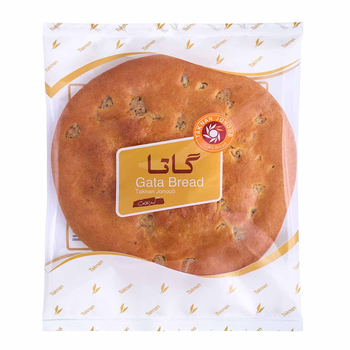 نان گاتا گردویی بزرگ تک نان 180 گرم