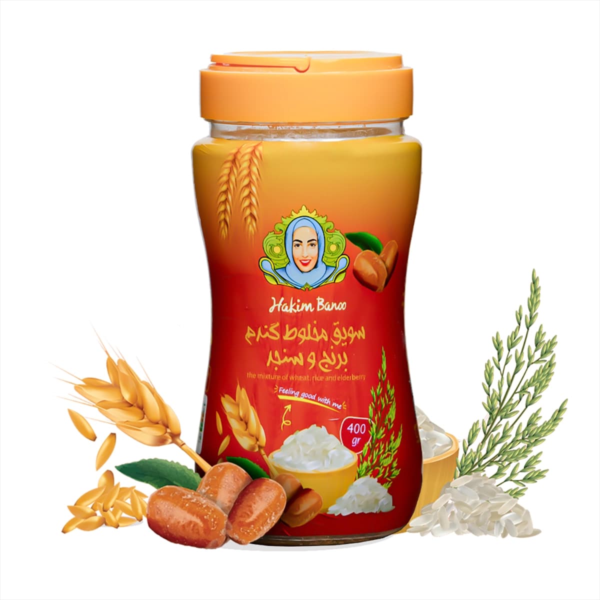 سویق گندم ،برنج و سنجد ( چاقی بدن )
