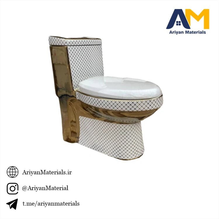 توالت فرنگی لوکس طرح رزا 2