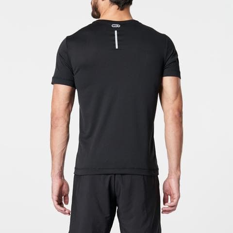 تیشرت آستین کوتاه دکتلون / KALENJI – مدل +Run Dry / مشکی — تصویر ۱۲