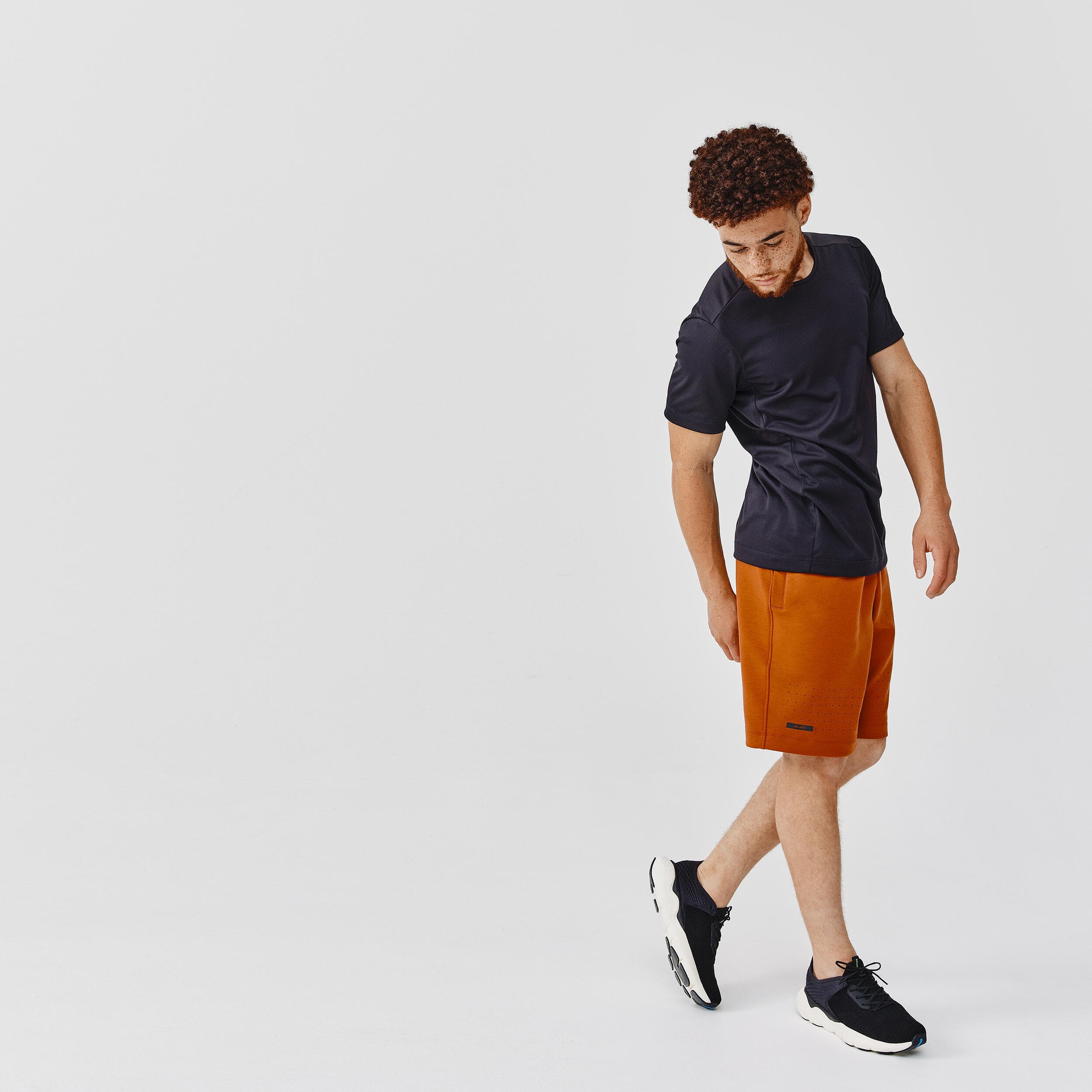 تیشرت آستین کوتاه دکتلون / KALENJI – مدل +Run Dry / مشکی — تصویر ۳