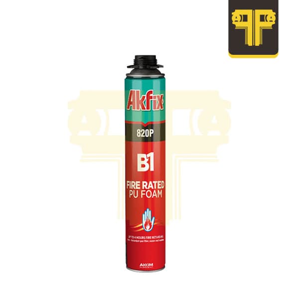 فوم گانخور پلی اورتانی ضد حریق اکفیکس AKFIX PU FOAM 820P B1 — تصویر ۲