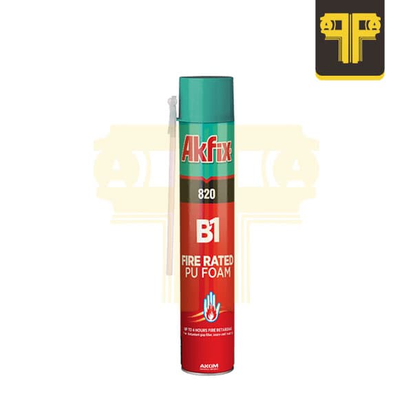 فوم پلی اورتانی ضد حریق اکفیکس AKFIX PU FOAM 820 B1