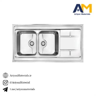 سینک ظرفشویی استیل کن مدل 9052P