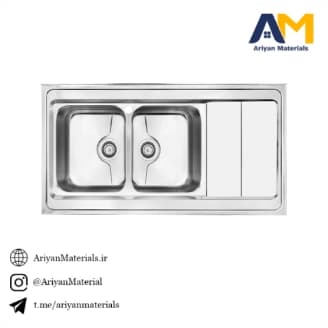 سینک ظرفشویی استیل کن مدل 9062P