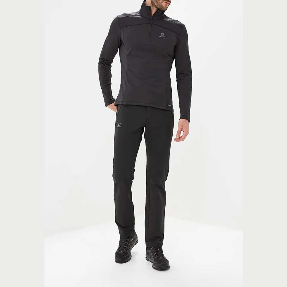 شلوار زمستانی سالامون / SALOMON – مدل Wayfarer Warm / مشکی — تصویر ۲