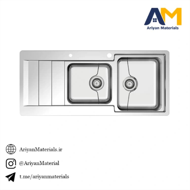 سینک ظرفشویی کن مدل 8061P45 — تصویر ۲