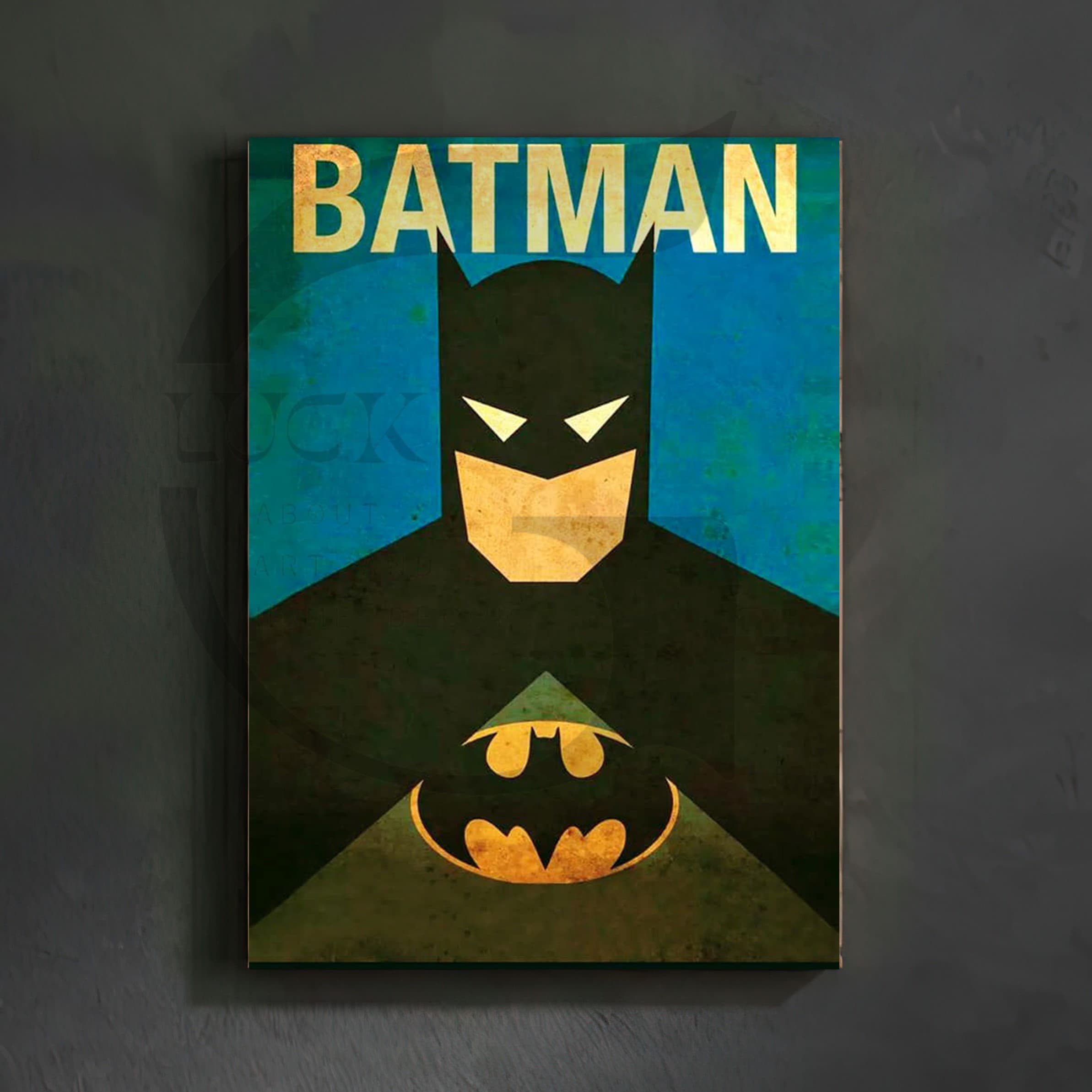 تابلو چوبی بتمن (BATMAN) کد FMO100