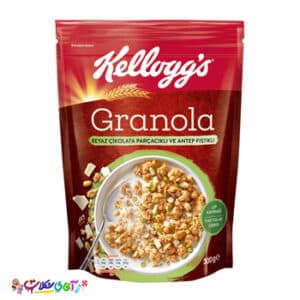 گرانولا پسته و شکلات سفید کلاگز 300 گرم Kelloggs