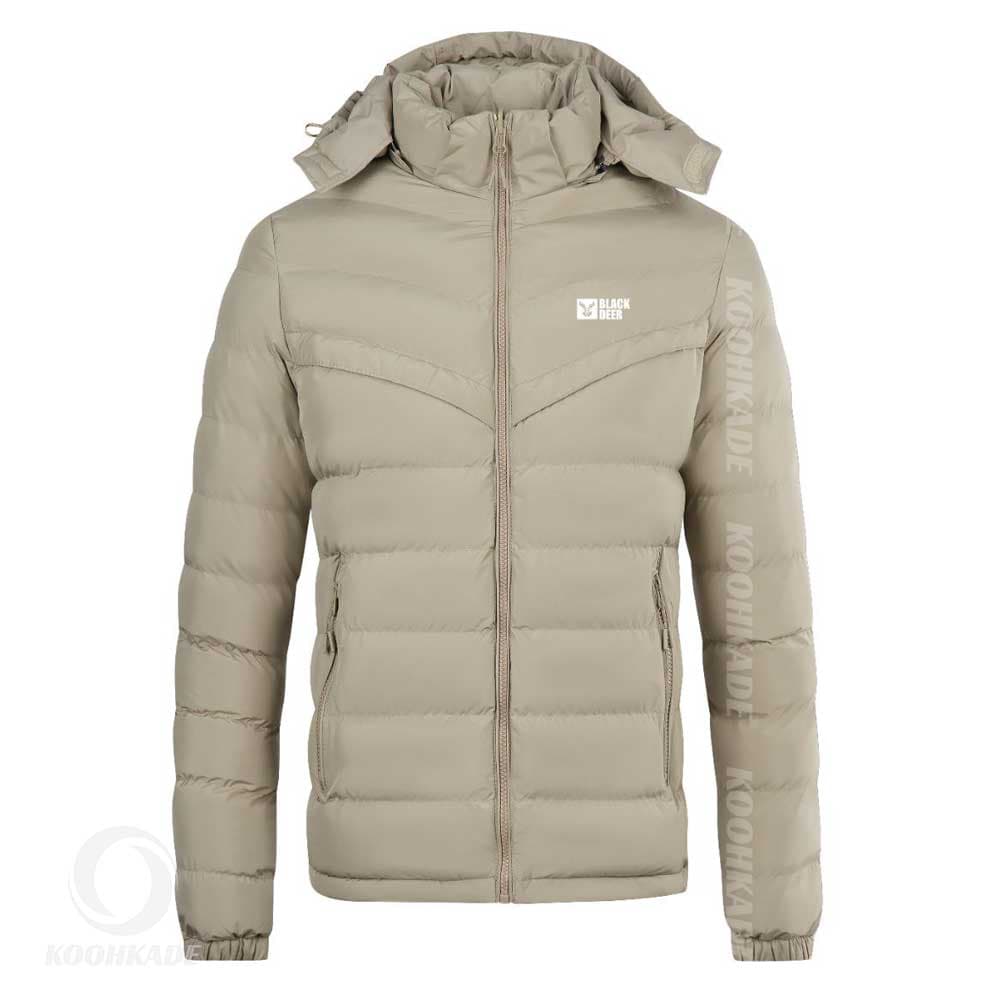 کاپشن دو رو مردانه BLACK DEER T12