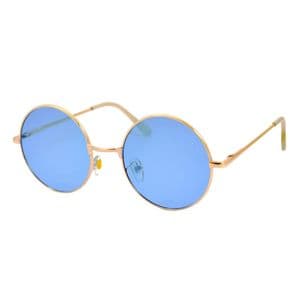 عینک آفتابی مدل Round Metal Blue — تصویر ۸