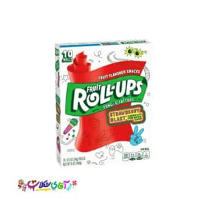 لواشک آمریکایی رول آپس توت فرنگی ROLL UPS