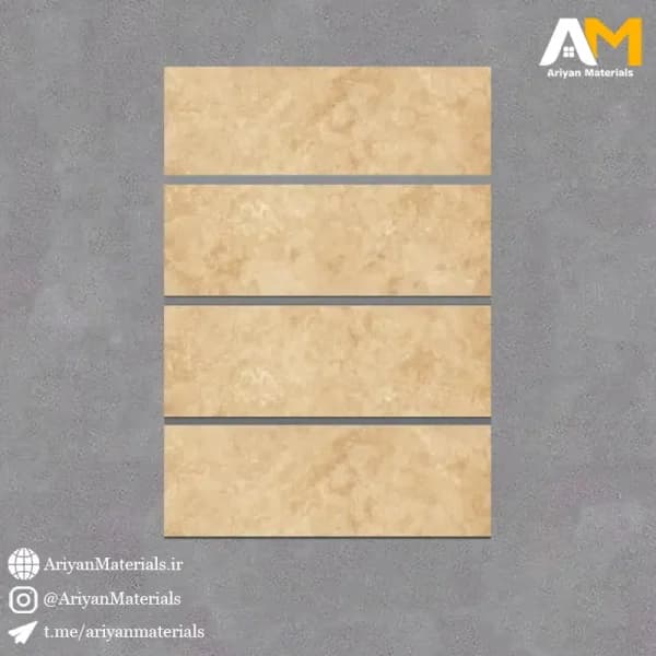 سرامیک دیواری طرح آتشکوه کرم تیره