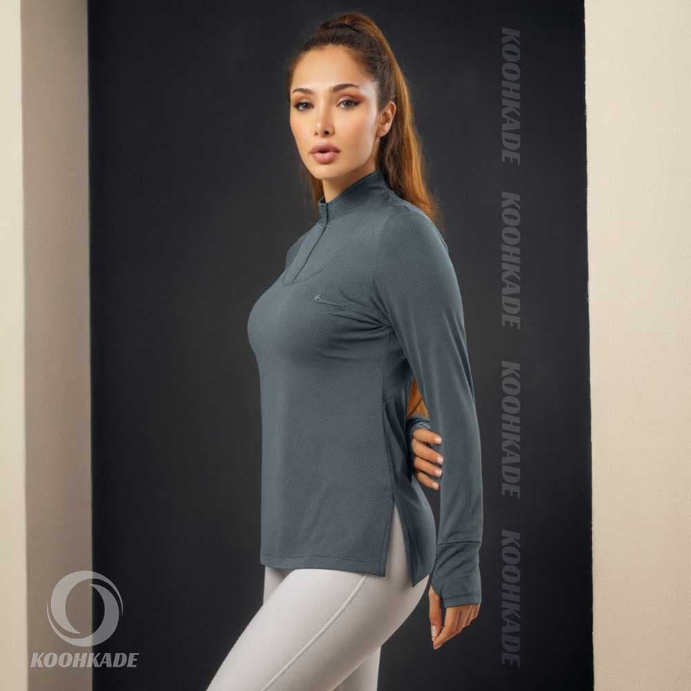 نیم زیپ آستین بلند NIKE 2101 — تصویر ۴