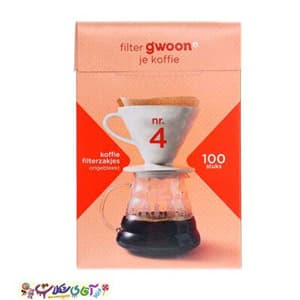 فیلتر قهوه شماره 4 جی وون 100 عددی GWOON