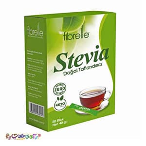 شکر استویا ساشه ای فیبرله 80 عددی STEVIA