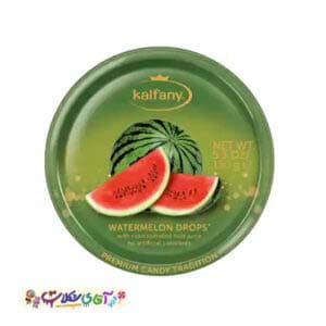 آبنبات قوطی فلزی کالفانی با طعم هندوانه Kalfany