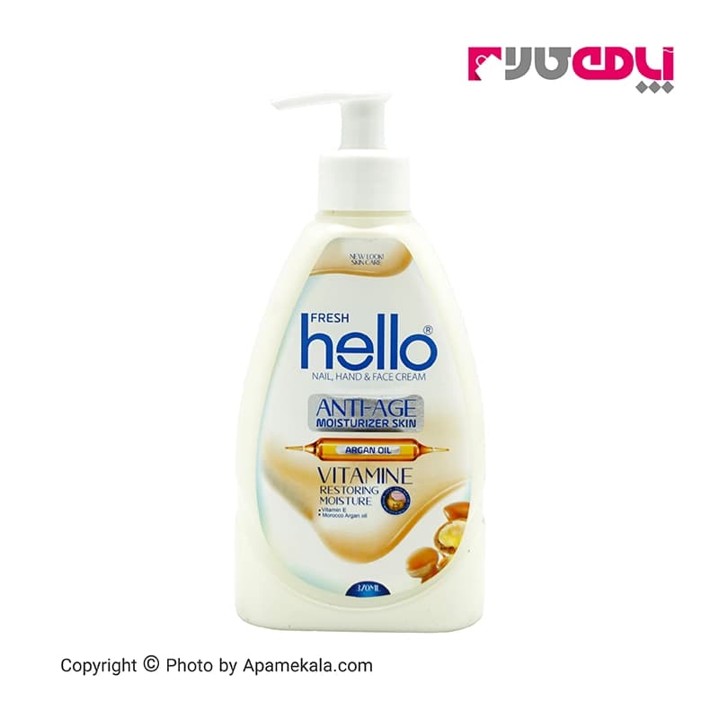 کرم مرطوب کننده hello آرگان 370 میل