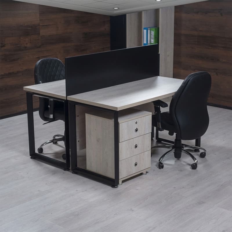 میز کارگروهی کوچیل مدل W518-MDF سایز 130 × 130 سانتی متر