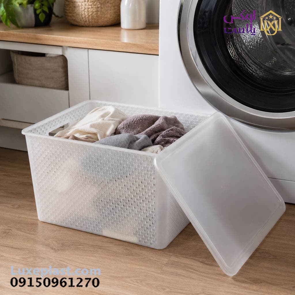 باکس نظم دهنده دربدار بزرگ طرح بافت (2158) — تصویر ۸