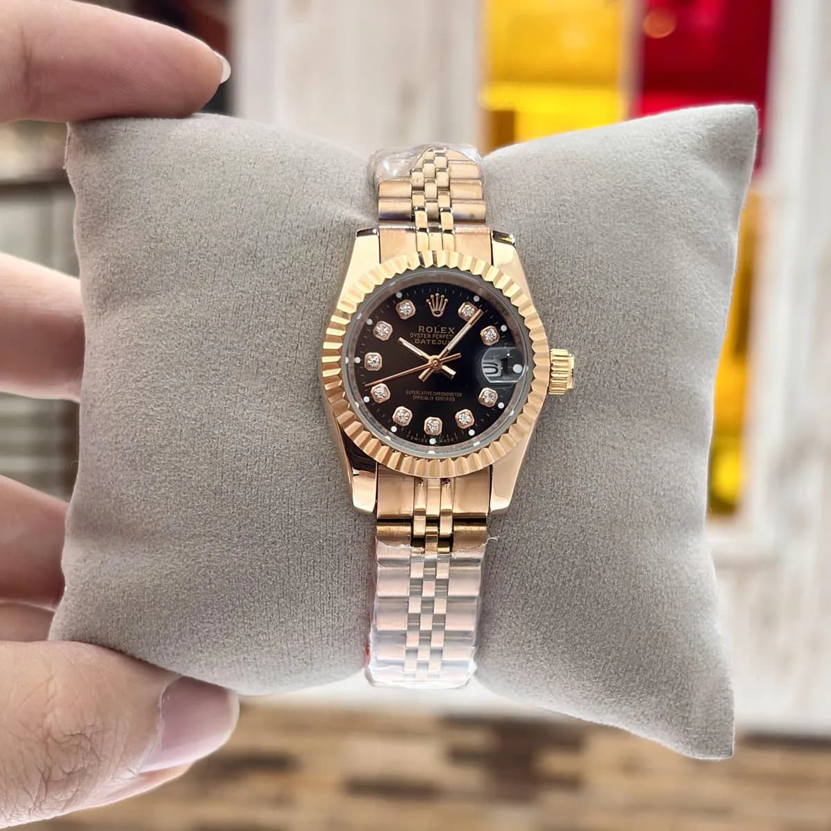 ساعت مچی زنانه رولکس دیت جاست Rolex