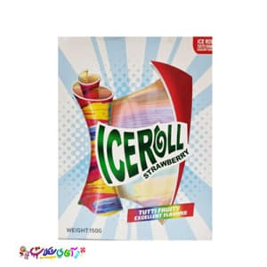 لواشک آیس رول آمریکایی با طعم توت فرنگی ICEROLL