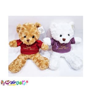 عروسک خرس لباس دار Super Bear