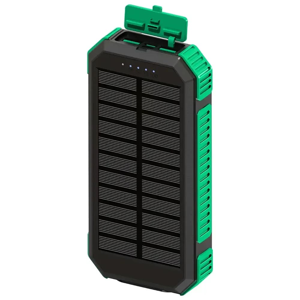 پاوربانک خورشیدی 20000mAh مدل Solar Flex گرین لاین — تصویر ۷